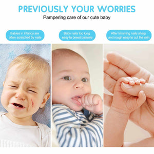 Safe Baby Nail Clipper Set, Electric Baby Nail