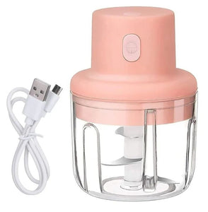 250ml Pink Usb Wireless Electric Garlic Masher